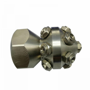 Glanadh brú ard -spraeála cón iomlán umar spraeála scaird -choimeádán píopa druma ag glanadh annozzle spraeála rothlach