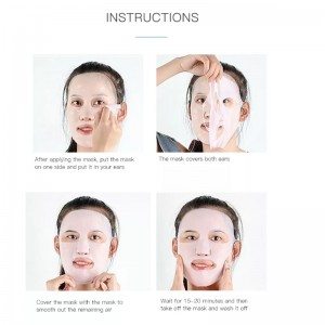 Clúdach masc masc silicone ath-inúsáidte masc craicinn silicone ath-inúsáidte moisturizing masc silicone masc frith-fhuascailt uirlisí cúraim aghaidhe