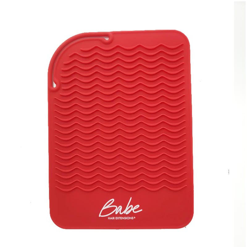 Mata stáisiúin stíleála atá frithsheasmhach in aghaidh teasa silicone gairmiúil do gach straighteners gruaige, iarann ​​tlú, pillíní straightener gruaige, iarann ​​cothrom, uirlisí gruaige fearais triomadóir gruaige uirlisí hairstylist