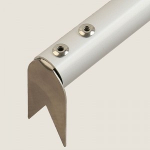 Ag casadh pizza forks pizza pizza Turner láimhseáil alúmanaim bakeware sturdy éasca le stóráiln cistin aistrithe agus uirlis bácála, airgead