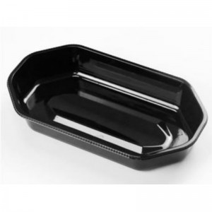 Tráidire torthaí ildaite gan clúdach 200*110*35 mm Hgf N2010F Trédhearcach Nblack