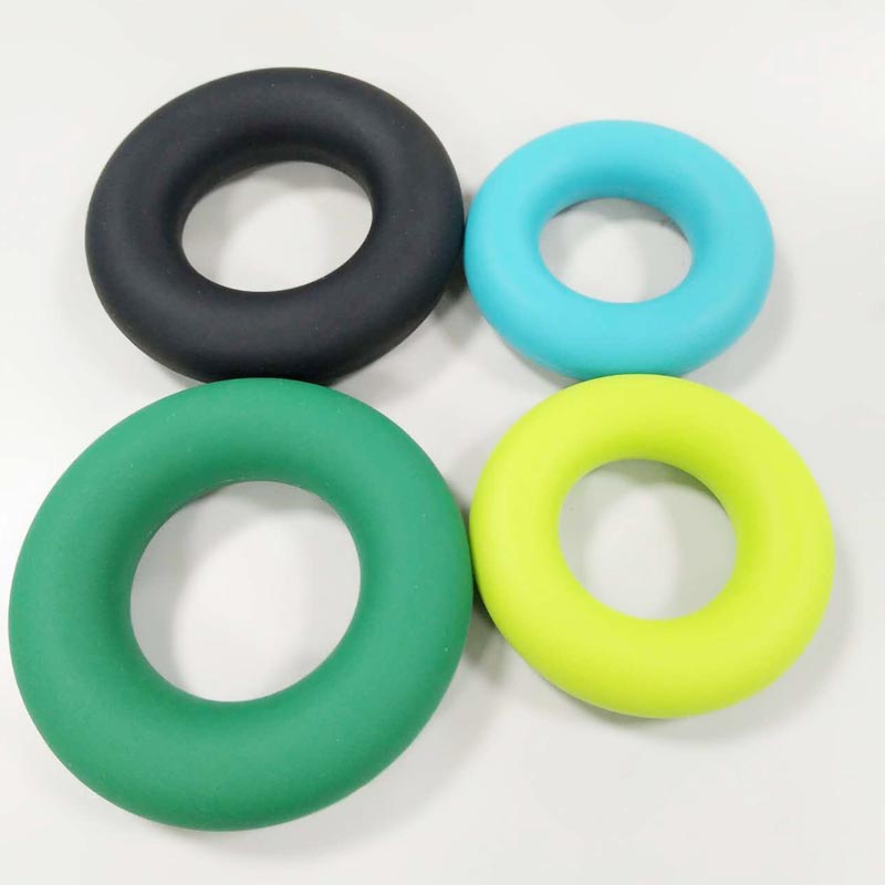 silicone Hand Strengthener Grip Rings  Forearm Rings Hand Exerciser - Silicone Squeeze Gripper for Muscle Strengthening Training Tool - Arthritic Finger Physical Therapy PT Kit Trainer