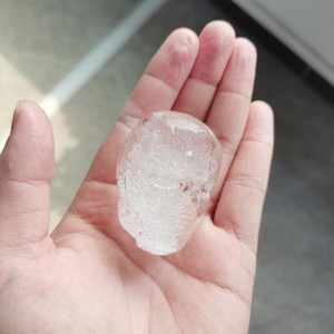 Tráidirí ciúb oighir silicone Múnlaí ciúb oighir silicone mór, ath -inúsáidte, BPA saor in aisce, le haghaidh uisce beatha, mhanglaim, ciúbanna oighir sábháilte cruachta