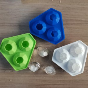 3 pholl tráidire diamaint oighir diamant tráidirí múnla silicone diamant le haghaidh buamaí folctha uisce beatha, candy, gallúnach, agus ceardaíocht DIY, sábháilte miasniteoir, ath -inúsáidte