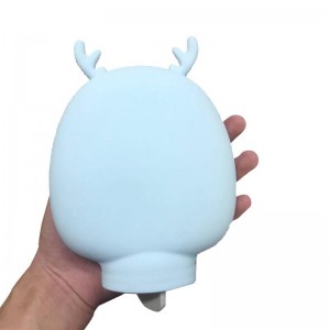 Buidéal Thermos silicone, buidéil uisce te le haghaidh faoisimh phian, crampaí menstrual, muineál agus guaillí, pacáiste te agus fuar le haghaidh teiripe te agus fuar agus buidéal teirmeach silicone le clúdach bog le clúdach bog