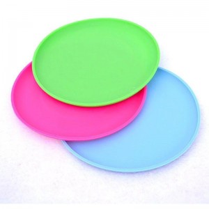 Madraí Silicone Frisbee Puppy Meaisín Eitilte Bréagáin Bréagáin Diosca Snámh Bog Oiliúint Pet Bréagáin Bréagáin Spóirt Pet Allamuigh, Ábhar Sláinte Sláinte Comhshaoil ​​Ábhar Silicone