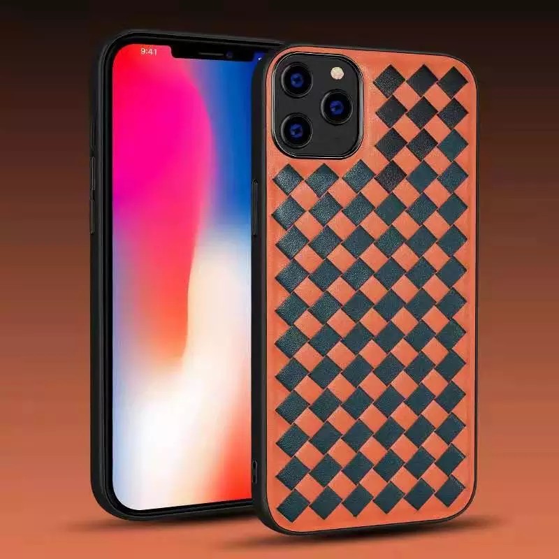 Tá sé oiriúnach don chás fón póca iPhone 14pro Apple. Is cás leathair leathair daite fite fite láimhe faiseanta é.