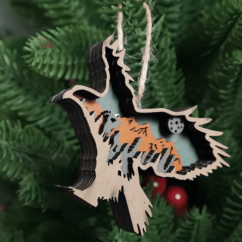 Ornament Eagle Ceardaíochta 3dwood
