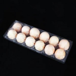 Tráidire uibhe 290*105*65 mm 12 grooves 2*6