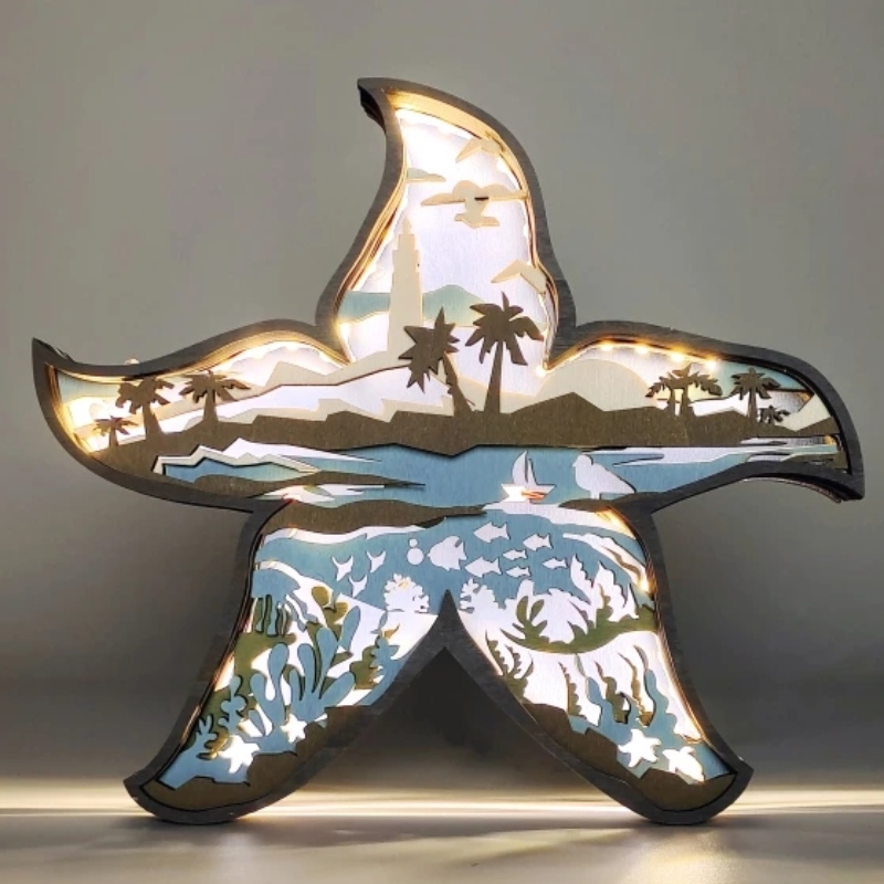 Ornáidí Starfish Starfish 3D
