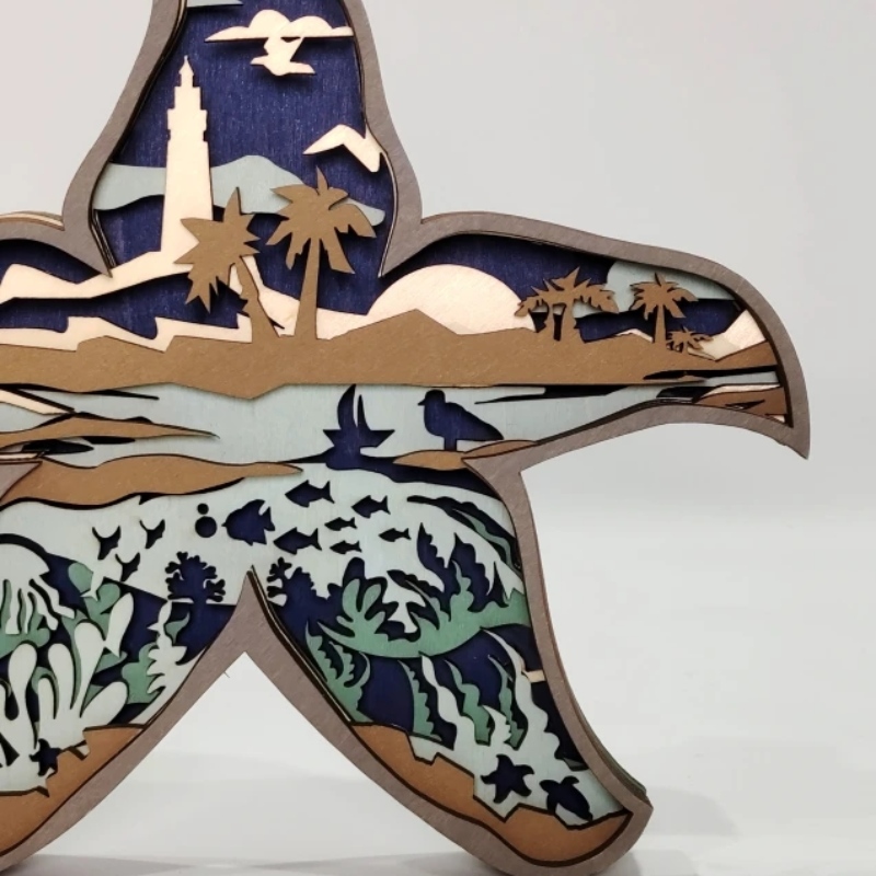 Ornáidí Starfish Starfish 3D