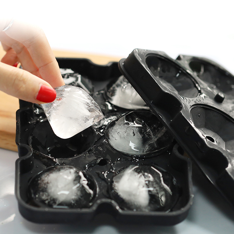 Múnlaí Ciúb Oighir Diamond Ath-inúsáidte Silicone Déantóir Tráidire Solúbtha 6-Ice le clúdach le haghaidh mhanglaim uisce beatha a fhuarú, tráidirí oighir stackable a scaoileadh go héasca le clúdaigh
