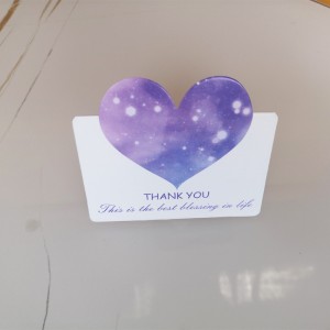 Cárta Páipéar Cárta Beannachta Bronntanais Saincheaptha