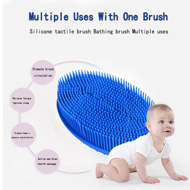 Scrubber coirp silicone lofah lofah exfoliating coirp scuab folctha scuab loofah do pháistí íogaire mná fir gach craiceann craiceann