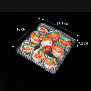 Tráidire Uibheacha Duck 185*180*75 mm 9 Grooves