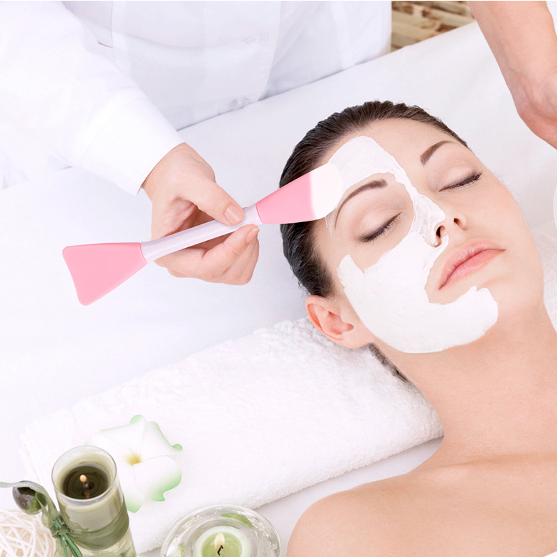 Uirlis Cumasc Masc Silicone - Feidhmeoir Scuab Masc Silicone agus Spatula Massage le haghaidh Cumasc Masc Láibe - Uirlisí Beauty Bronntanas Bronntanais