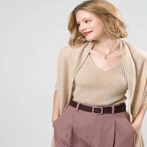 Mhongóil Mórdhíola Cashmere Rib Cniotáil Mná Mná Galánta Pashmina Cashmere Cashmere Scarf Cashmere