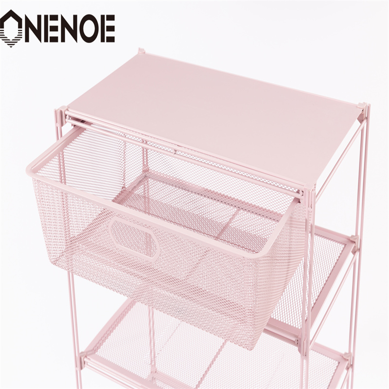 Onenoe Simplí Sreangán Miotal Miotal Miotal Bróga Stórála Stackable Bróga Seilfeanna Éadaí Seilfeanna Leabhair le Sheilfeanna Leabhair le 5 Sraith do Siopa Siopadóireachta Ollmhargadh Óstán
