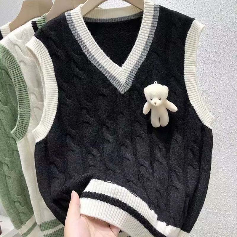 Geansaí Earraigh agus Fómharna mBan Vest Cniotáilte