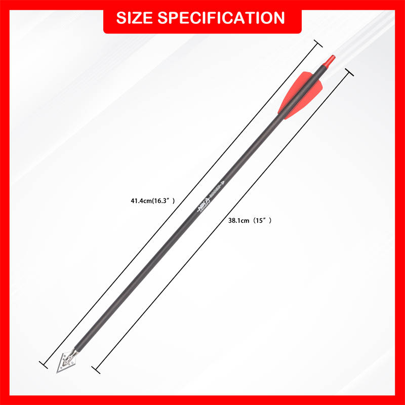 Boltaí crosbhogha 15inches RX le Broadheads Cruach Dhosmálta