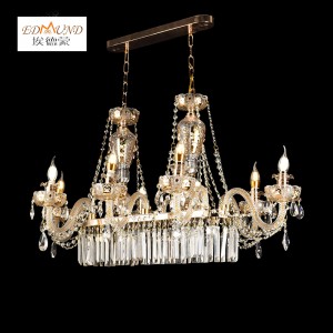 1312-8R Maisiú só-nua-aimseartha Crystal Chandelier