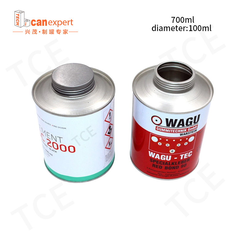 TCE-Díol Hot Babhta Ceimiceán Stáin Glue Ceimiceach is féidir le buicéad péint miotail 0.25 mm