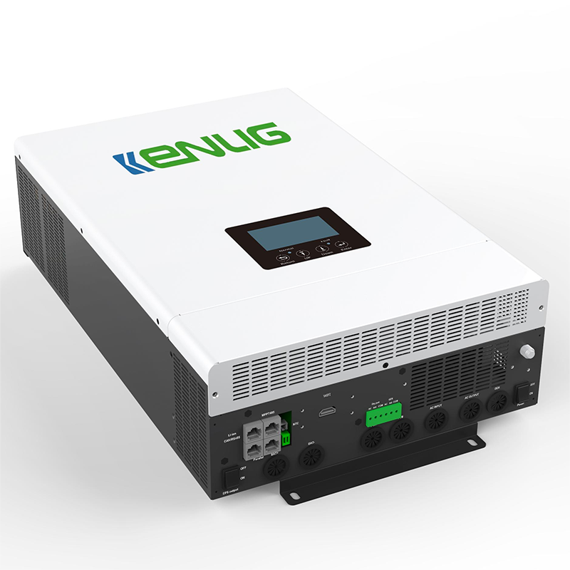 Kenlig ilfheidhmeach ard-mhinicíochta íon sín tonn inbhéartaithe gréine as-eangach 5kw inverter stórála fuinnimh hibrideach