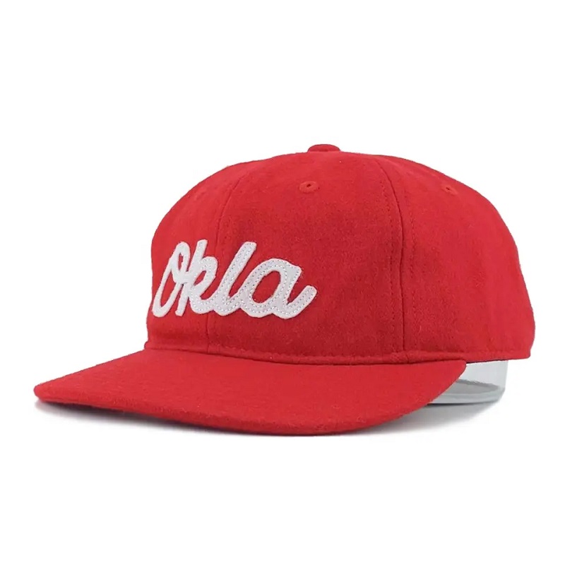 Flat brimneamhstruchtúrtha 6 phainéal hata painéil inchoigeartaithe ar ais strap caipín bróidnithe caipín saincheaptha olannneamhstruchtúrtha 6 phainéal snapback caipín hata daidí