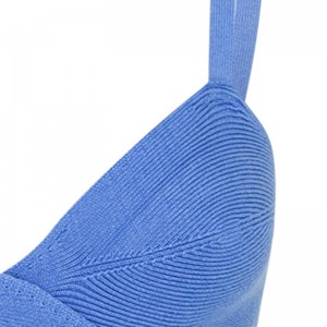 Páirtí Saoire Samhraidh OEM Waist Cros -Éifeacht Sexy Tras -Éifeacht Sweater