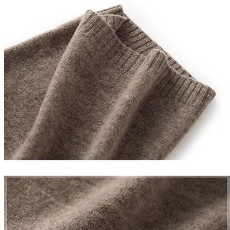 Só Mongolia fíor -íon 100% Cashmere olann Cashmere Geansaí Rinn