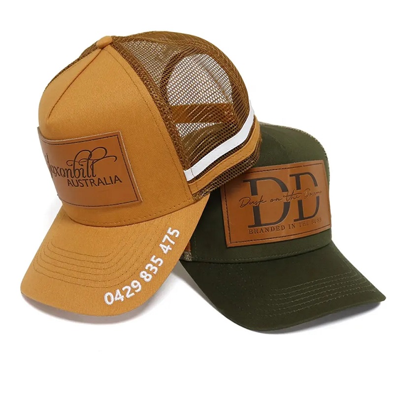 Saincheap te Saincheap 5 phainéal CAPS TRUCKER CAPS CAPS TRUCKER CUSTÓIRÍ CUSTAIM CUSTÓIRÍ LE 2 STRIPE TRUCKER HATS