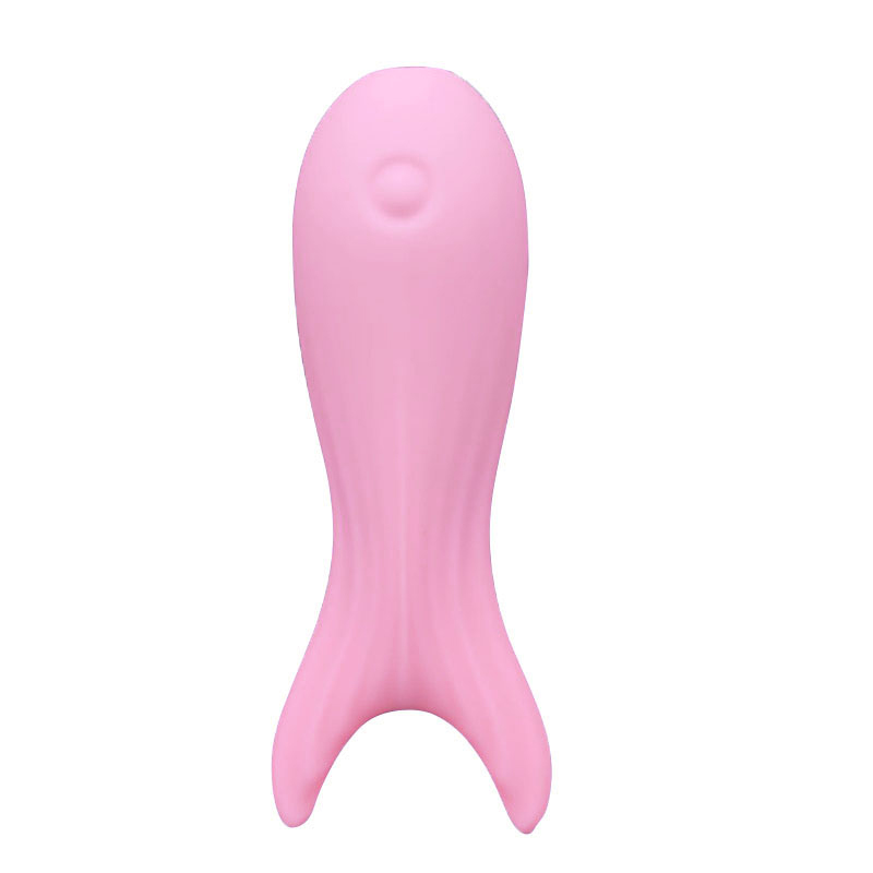 Bréagán Gnéas do Dhaoine Fásta Wand Vibrator Creathadh Spear (Forc Éisc Mhór Pink)
