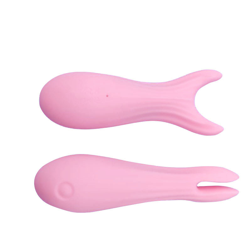 Bréagán Gnéas do Dhaoine Fásta Wand Vibrator Creathadh Spear (Forc Éisc Bheaga Bink)