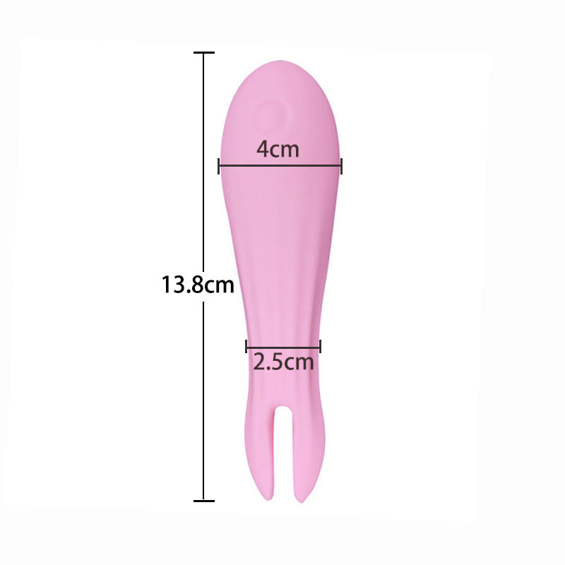 Bréagán Gnéas do Dhaoine Fásta Wand Vibrator Creathadh Spear (Forc Éisc Bheaga Bink)