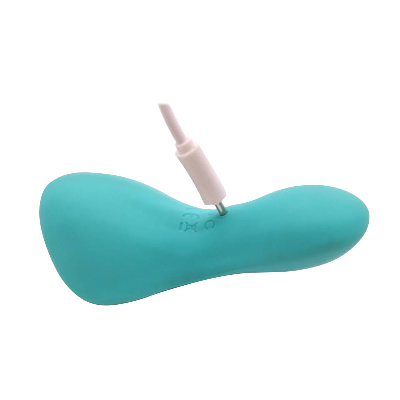 Bréagán Gnéas do Dhaoine Fásta Wand Vibrator Creathadh Spear (Petal Glas)