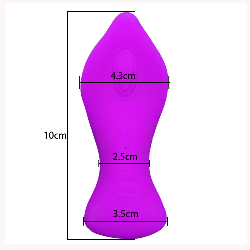 Bréagán Gnéas do Dhaoine Fásta Wand Vibrator Creathadh Spear (Teanga Corcra)