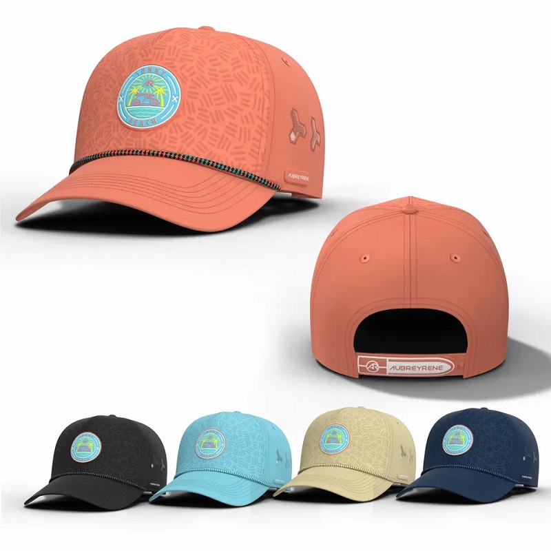 Monarcha Monarcha Saincheaptha Uiscedhíonach Ardchaighdeáin 5 Painéal Mogalra Inchoigeartaithe Mogalra Inchoigeartaithe Poll Priontáilte Lógó Baseball Caipíní Baseball Hat Hat