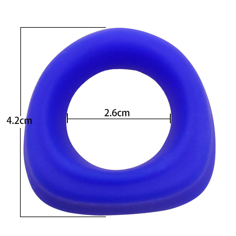 Monarcha Mórdhíola Praghas is Fearr Moill Fireann Ejaculation Fáinní Coileach Silicone Bog Silicone d'fhir (Fáinne Speisialta-chruthach)