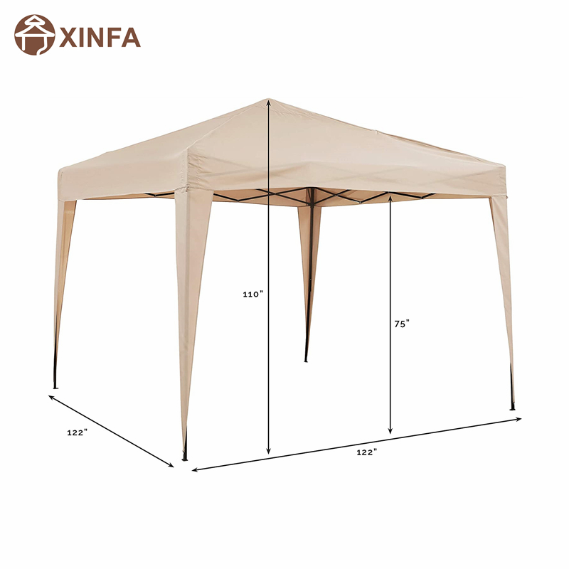 Crosley Furniture Hampton Collasble Gazebo Allamuigh, 10 X 10 ' - Tan