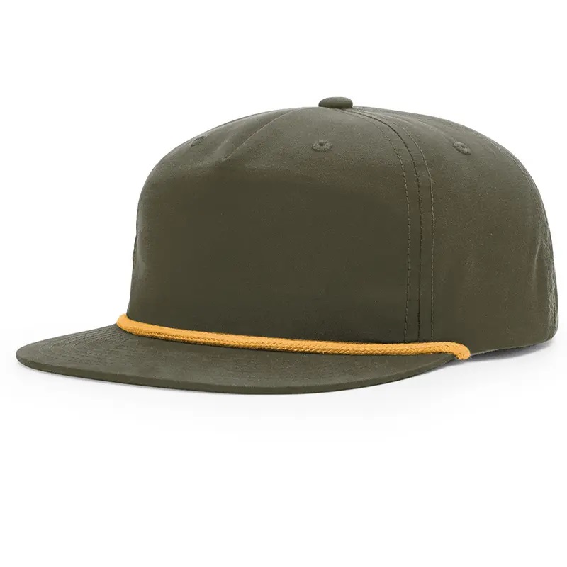 Plain Black 5 Painéal saincheaptha Richardson 256 Hataí Blank Veracap Trucker Yupoong Rope Snapback Dearthóir Hat Cap Cap