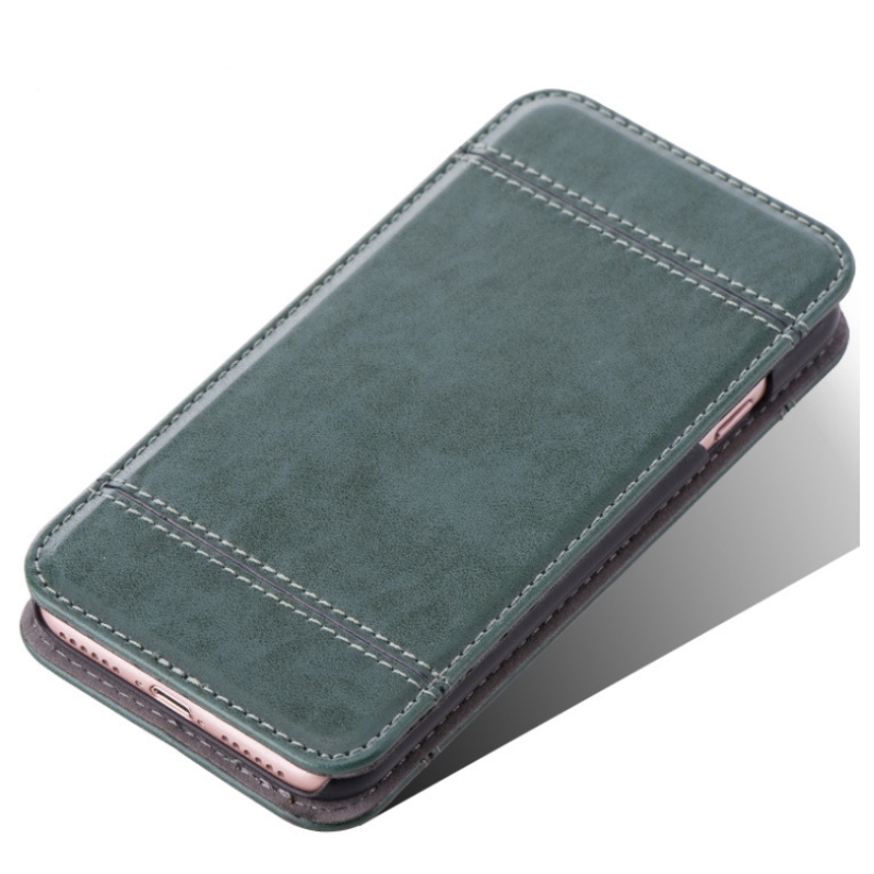 Cás Cosanta Fón Leathar Fíor Apple, Cás Fón Sliotán Cárta Smeach Clé agus Ceart, Cás Fón Sparán Zero, Cás Leathar iPhone