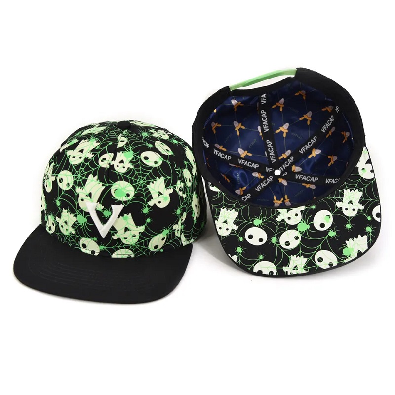 Faisean 5 phainéal páistí hataí spóirt saincheaptha lógó bróidnithe lógó hata tachrán snapback