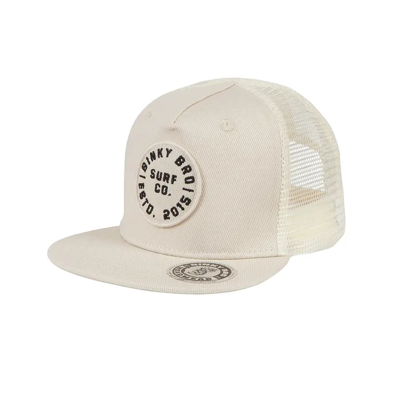 Caipín Snapbacknaíonán Samhraidh Caipín Lapadán Óige Snapback Hat Hat Saincheaptha Paiste Bróidnithe Paiste Cream Leanaí Leanaí Caipíní Hat Trucker