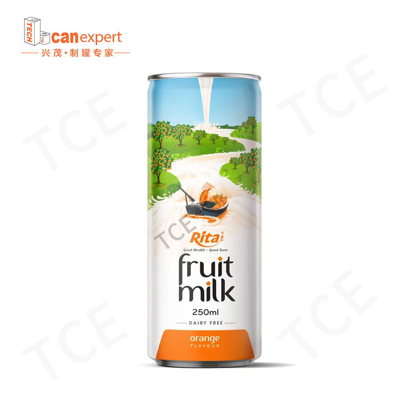 TCE-NEW Dearadh Bainne Is féidir le Stáin Deochanna Deochanna 0.25 mm cannaí miotail a shéalú