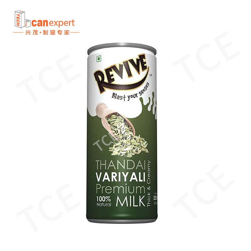 TCE-NEW Dearadh Bainne Is féidir le Stáin Deochanna Deochanna 0.25 mm cannaí miotail a shéalú
