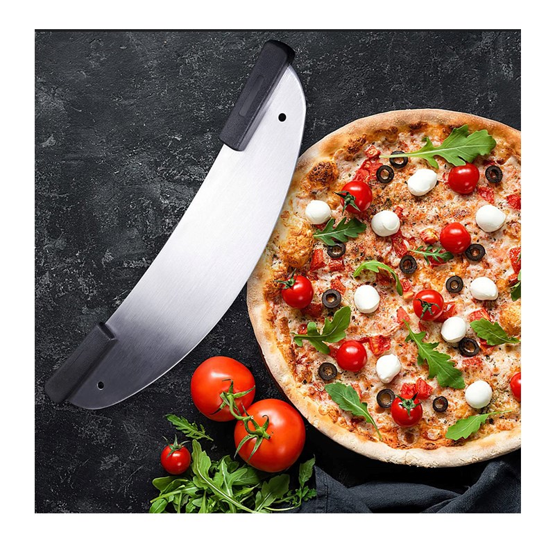 Pizza Cutter Cruach Dhosmálta 20inch, Rocker Pizza Pizza Pizza Pizza Do Chistin Ghnó Plaisteach Rocker