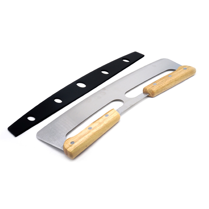 Díol te pizza cutter cruach dhosmálta, pizza pizza cutter scian pizza rocker le haghaidh uirlis cistine