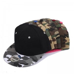 Lógó Saincheaptha Dath Soladach Dath Soladach Pláta Solas Camo Maol feadh Caipín Baseball Fir agus Mná Fir agus Mná Samhraidh Skateboard Caipíní Snapback