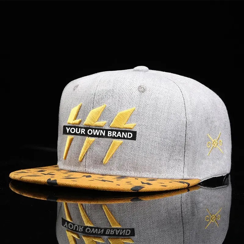 Lógó Coitianta 3D Eaves Maol Bróidnithe Hat Baseball Hat Samhraidh Buachaill Samhraidh Fionn