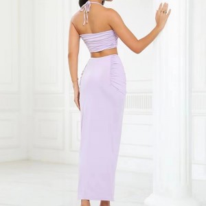 Stíl Eorpach agus Meiriceánach Muineál Crochta Muineál Crochta Sexy Socraigh Leath Sciorta Oscailte